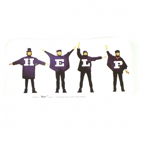 The Beatles HELP Logo Vinyl Sticker