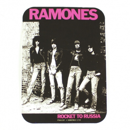 Ramones Rocket To Russia Vinyl Sticker