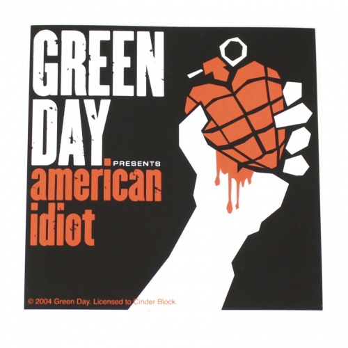 Green Day American Idiot Album Vinyl Sticker