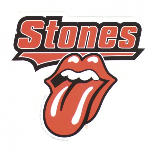 The Rolling Stones Team Logo Tongue Vinyl Sticker