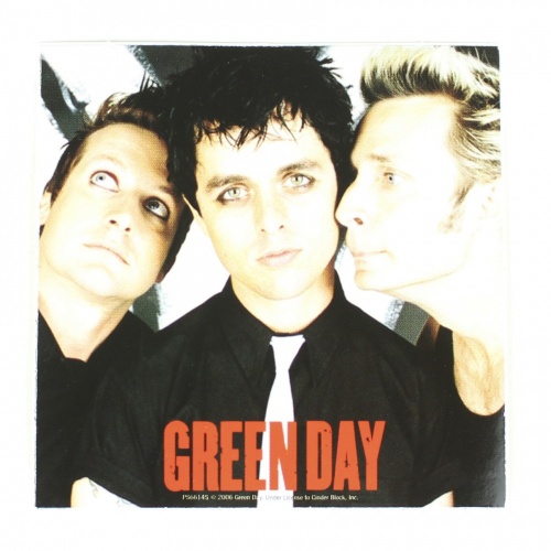 Green Day Band &  Logo Vinyl Sticker