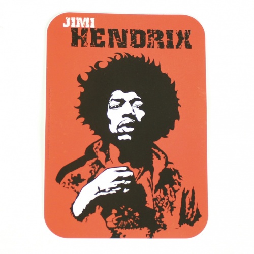 Jimi Hendrix Stencil Logo Vinyl Sticker