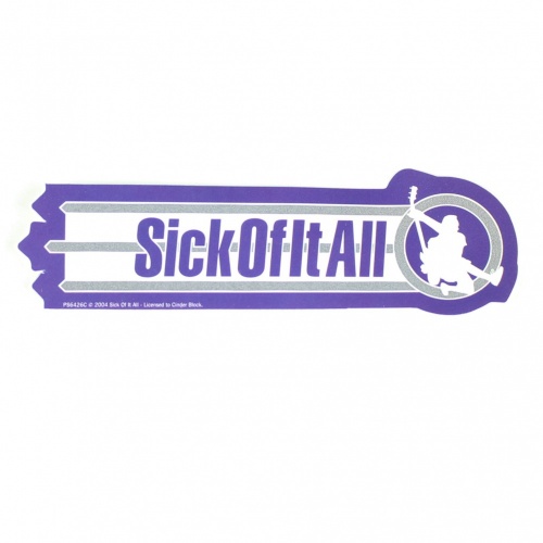 Sick Of It All Logo Vinyl Sticker