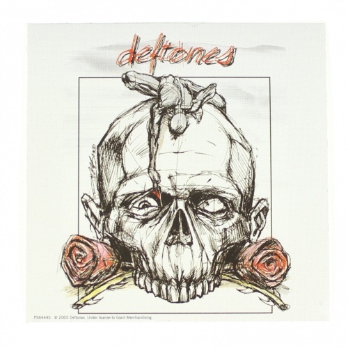 Deftones Skull & Roses Vinyl Sticker
