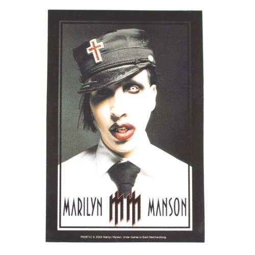 Marilyn Manson MM Logo Vinyl Sticker
