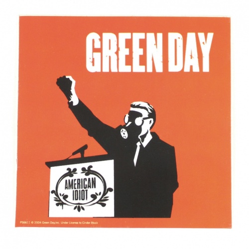 Green Day American Idiot Speech Vinyl Sticker