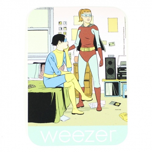 Weezer Vinyl Sticker