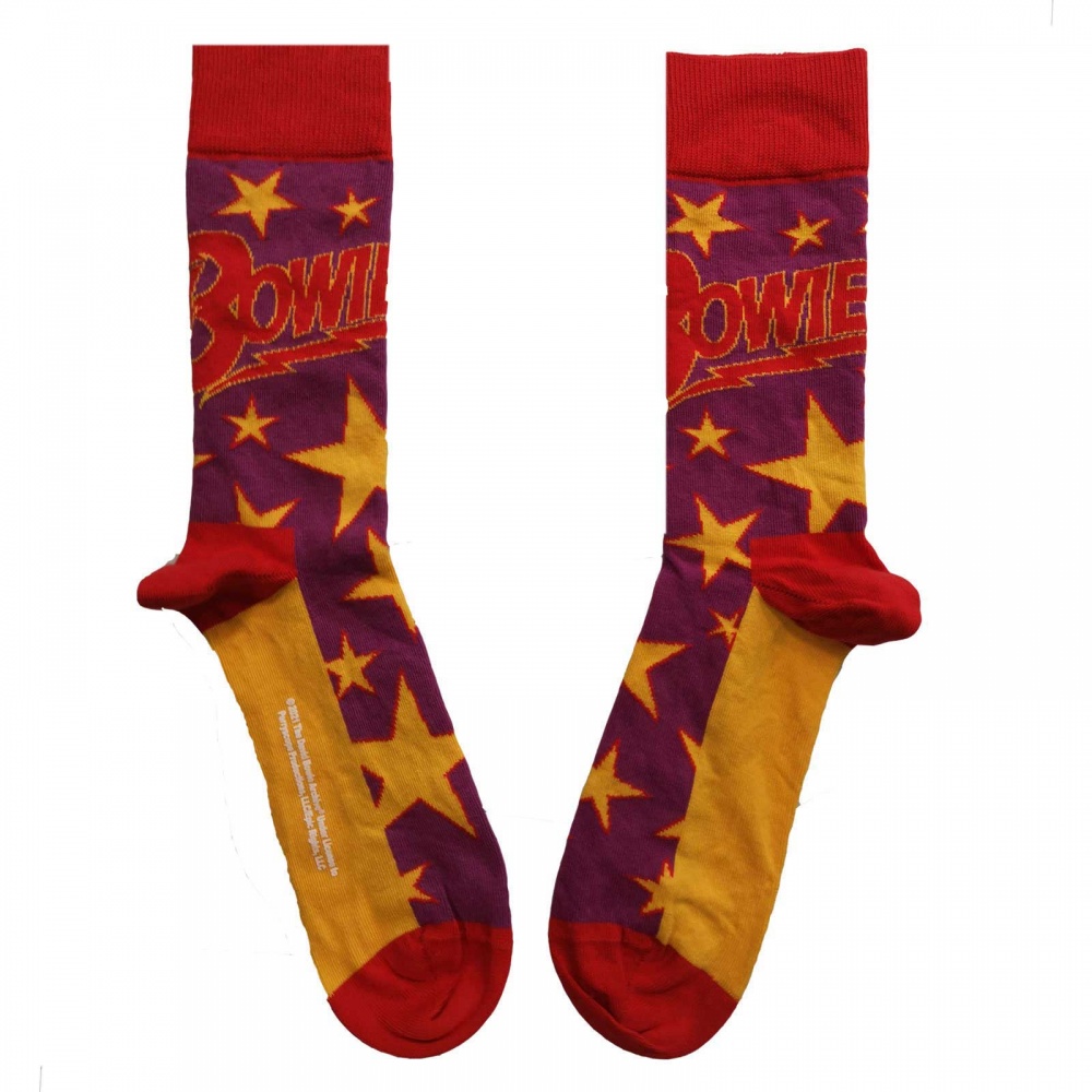 David Bowie Logo Stars Socks (7-11)