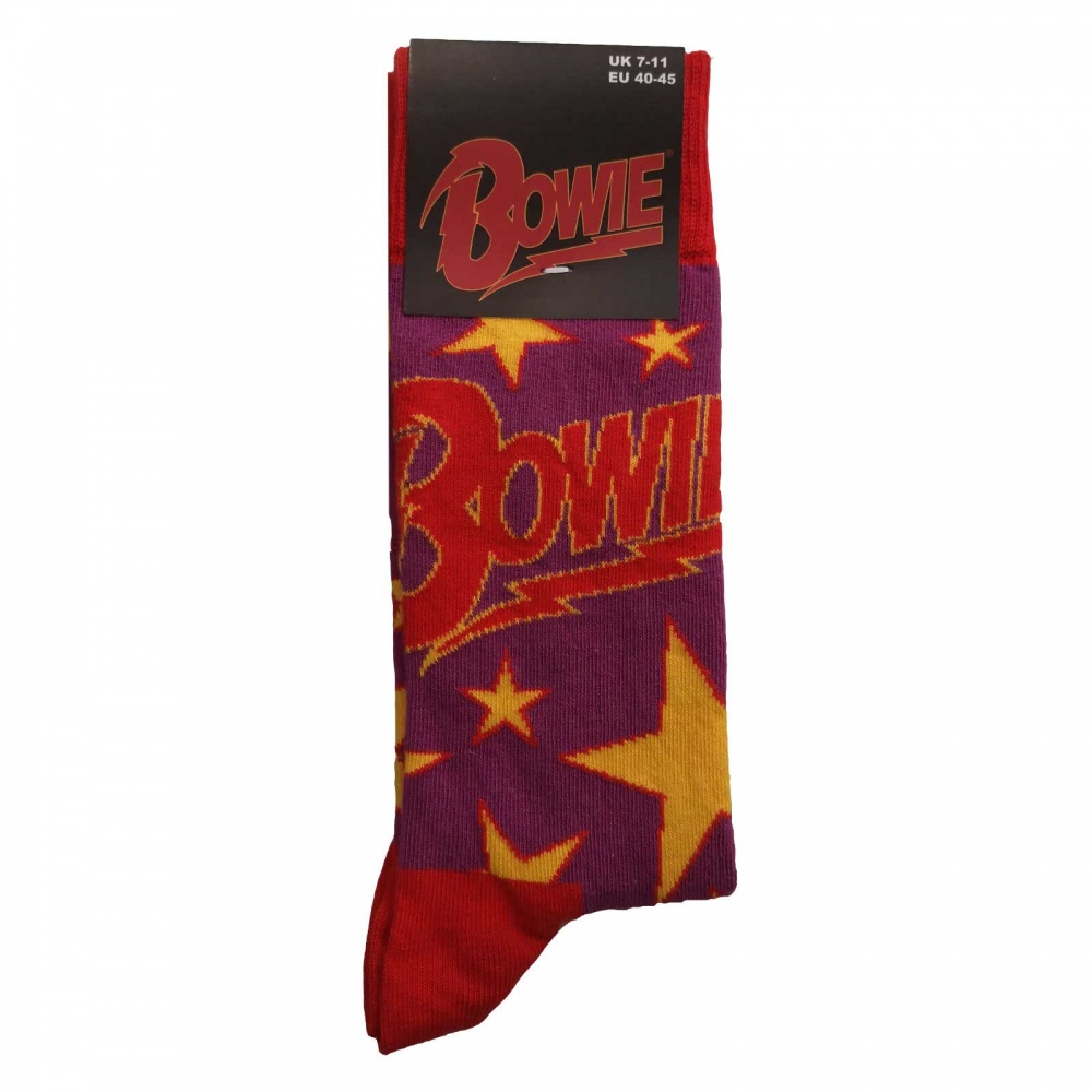 David Bowie Logo Stars Socks (7-11)