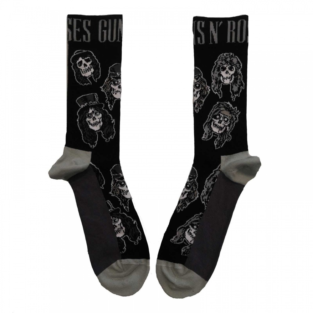 Guns n Roses Band Skulls Socks (7-11)