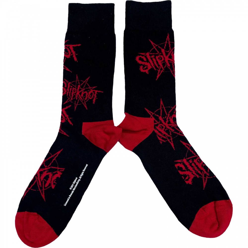 Slipknot Nonogram Logo Socks (7-11)