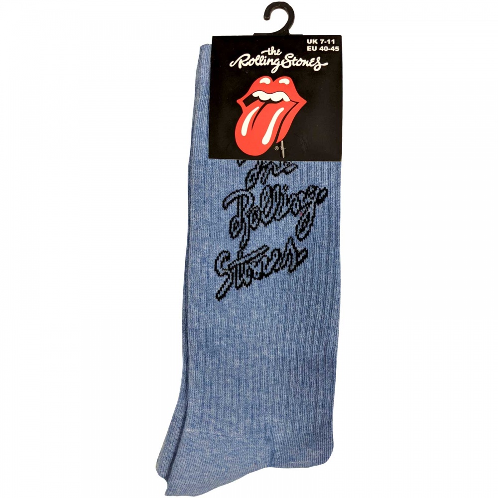 The Rolling Stones Script Logo Socks (7-11)