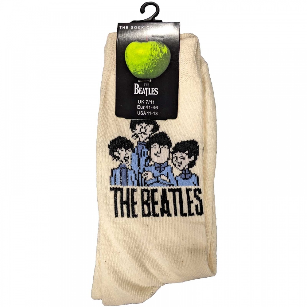 The Beatles Cartoon Band & Logo Socks (7-11)