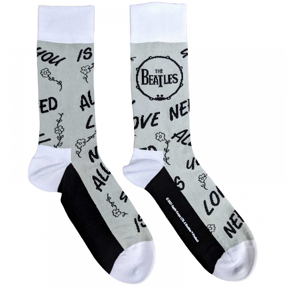 The Beatles All You Need Is Love Socks (7-11)