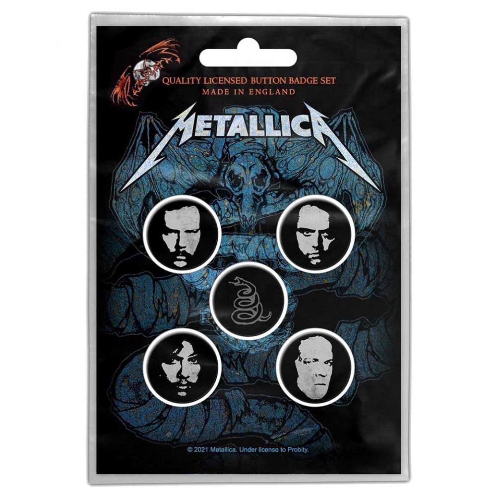 Metallica Wherever I May Roam Button Badge Set