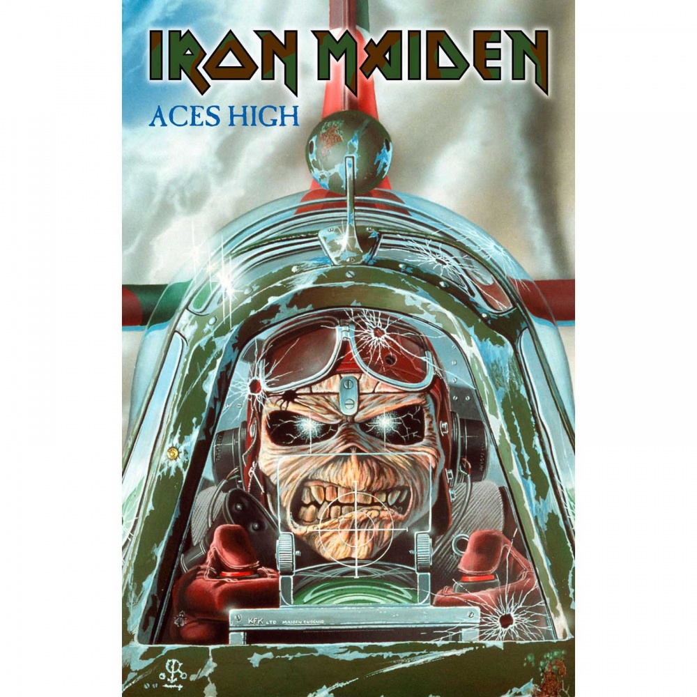 Iron Maiden Aces High Poster Flag
