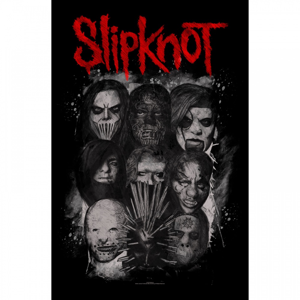 Slipknot Masks Poster Flag