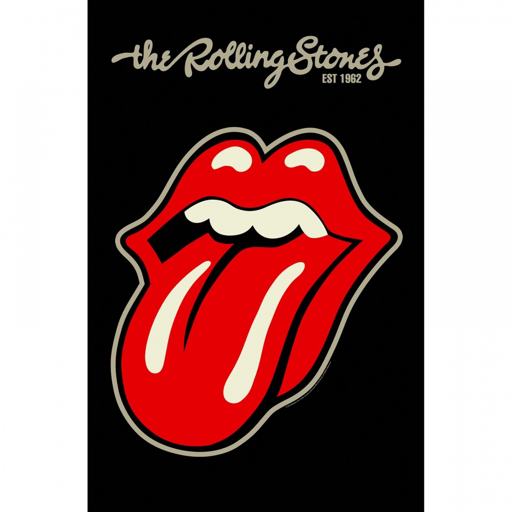 The Rolling Stones Tongue Poster Flag