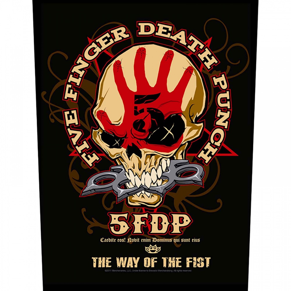 Five Finger Death Punch The Way of The Fist Back Patch