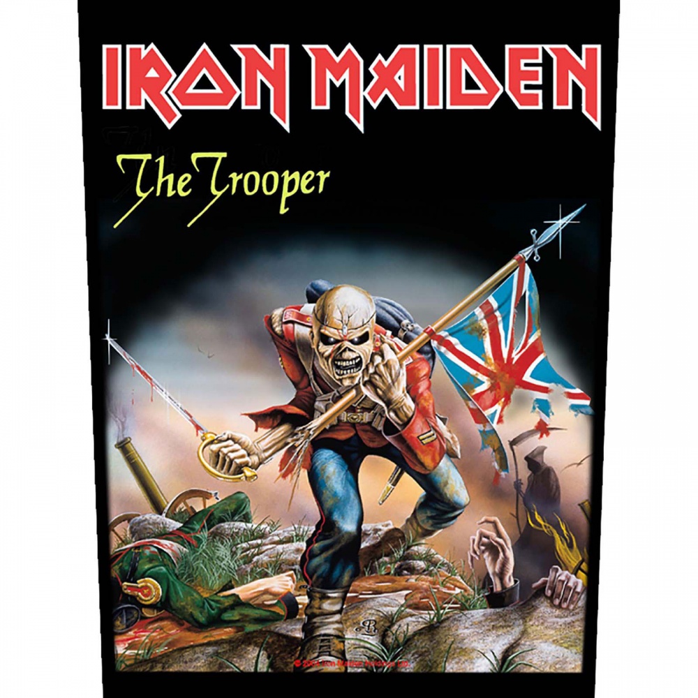 Iron Maiden The Trooper Back Patch