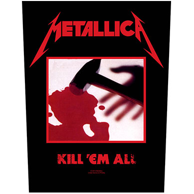 Metallica Kill Em All Back Patch