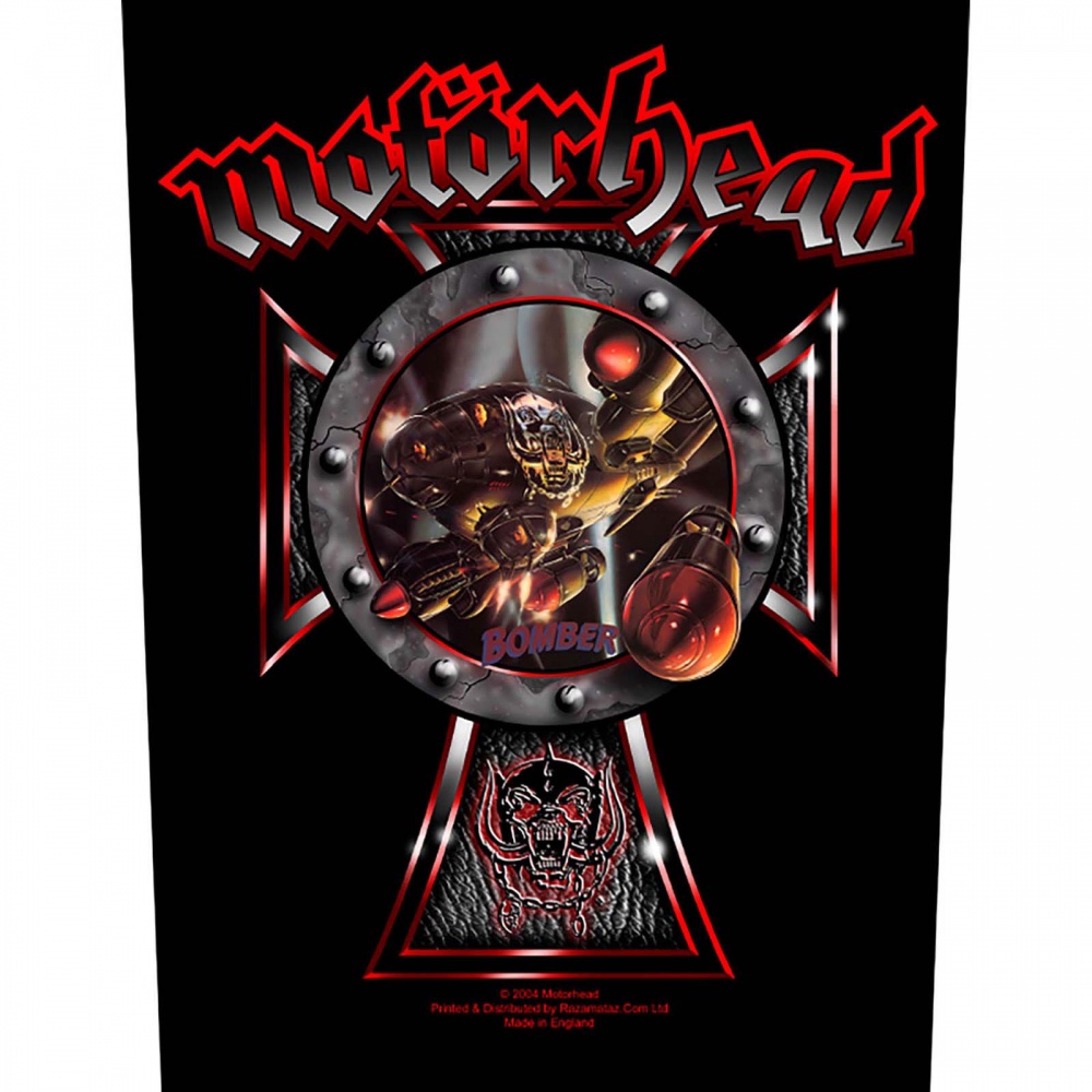 Motorhead Iron Cross Bomber 2004 Back Patch