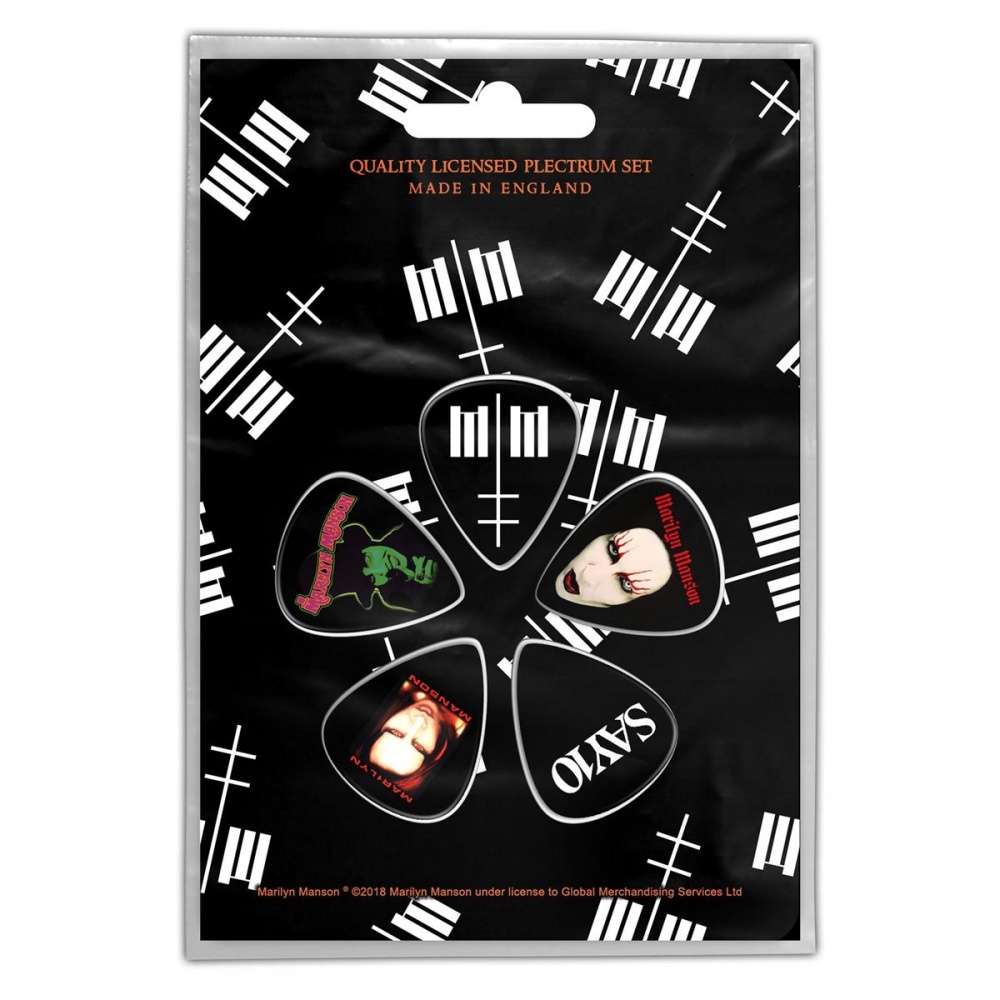 Marilyn Manson MM Logo Plectrum Set