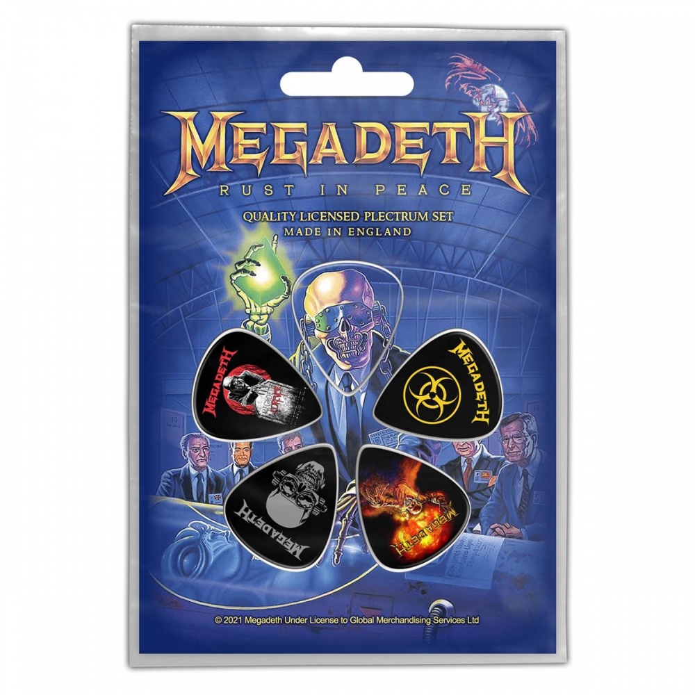 Megadeth Rust In Peace Plectrum Set