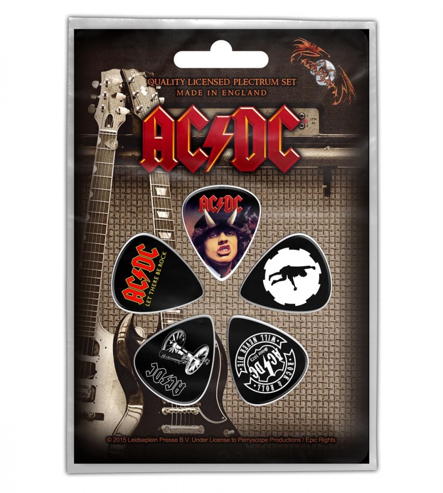 AC/DC Logo Plectrum Set