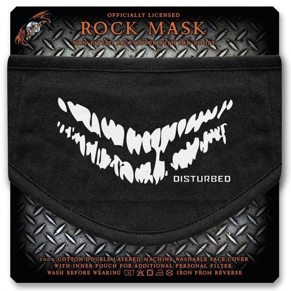 Disturbed Smile Face Mask