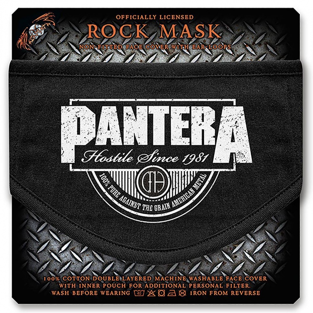 Pantera Hostile Since 1981 Face Mask