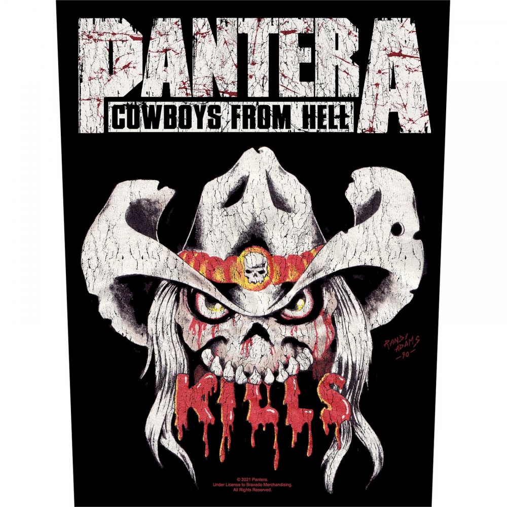 Pantera Cowboys From Hell Kills Back Patch