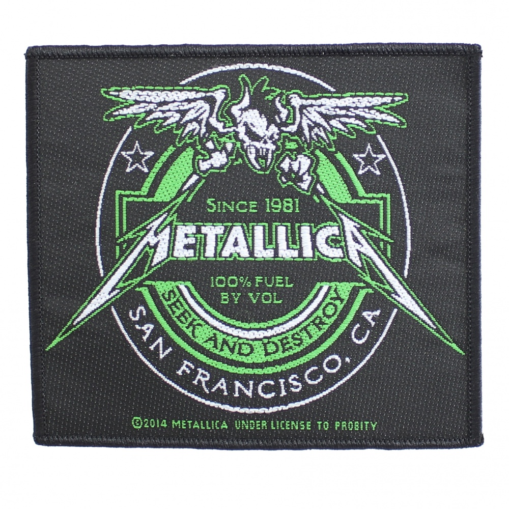 Metallica Beer Label Patch