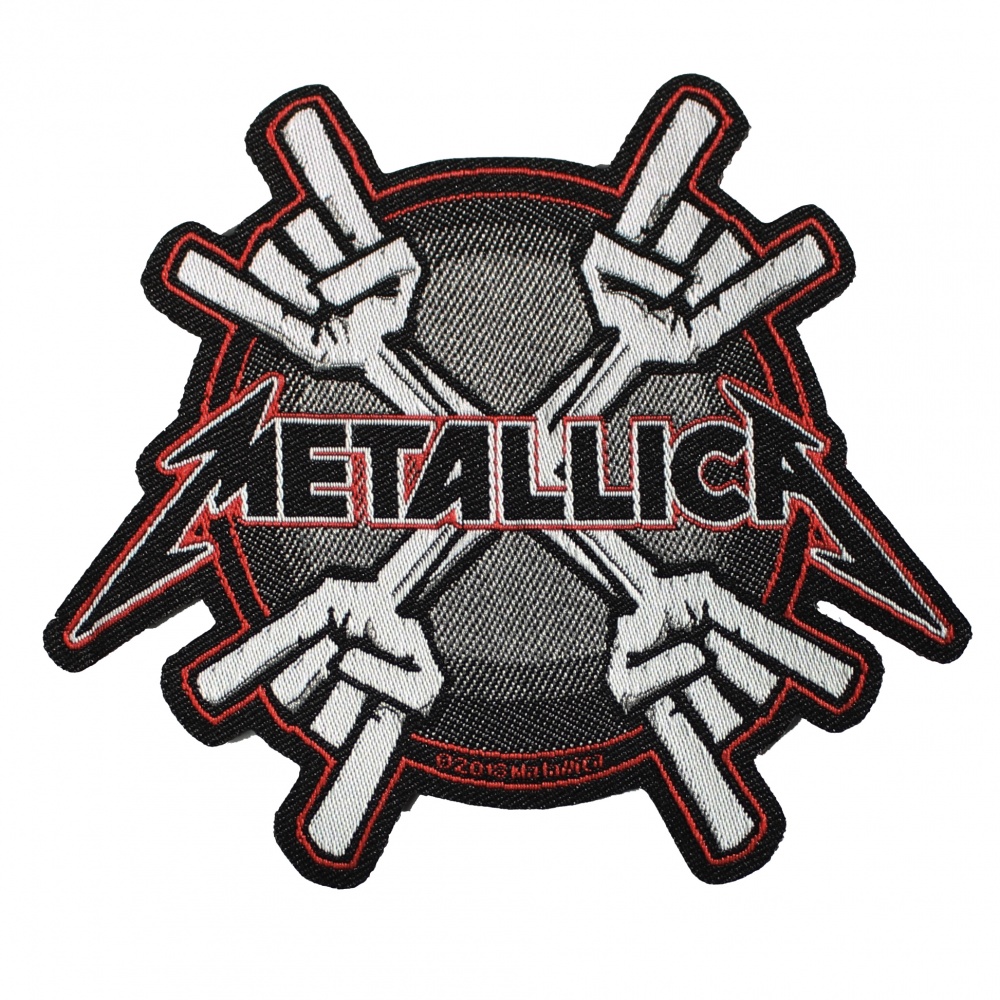 Metallica Metal Horns Logo Patch