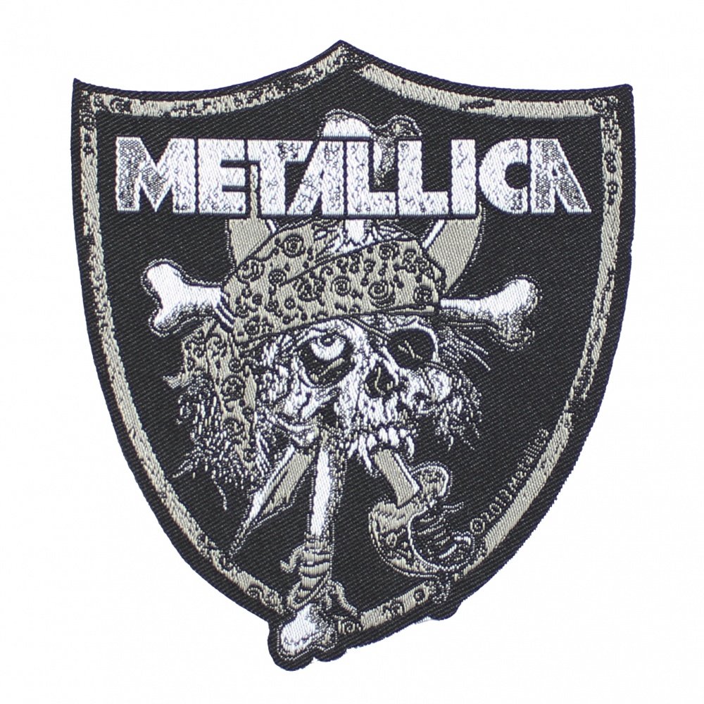 Metallica Raiders Skull Logo Patch