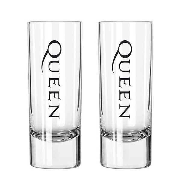 Queen Crest Logo Shot Glasses