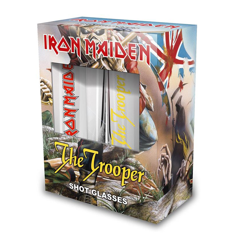 Iron Maiden The Trooper Shot Glasses