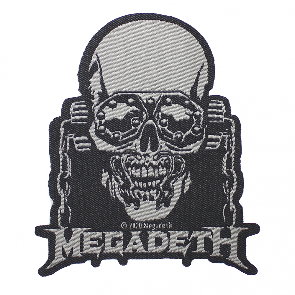 Megadeth Vic Rattlehead Cut Out Patch