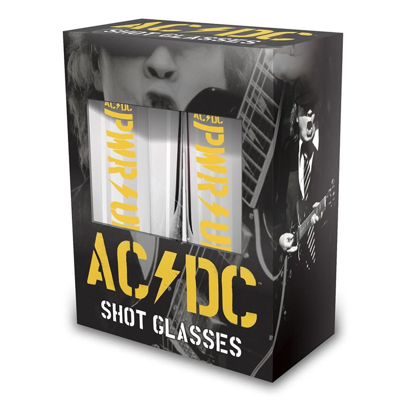 AC/DC PWR UP Shot Glasses