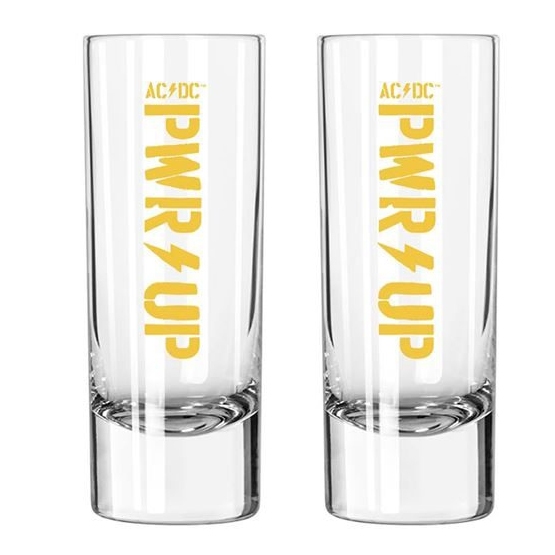 AC/DC PWR UP Shot Glasses