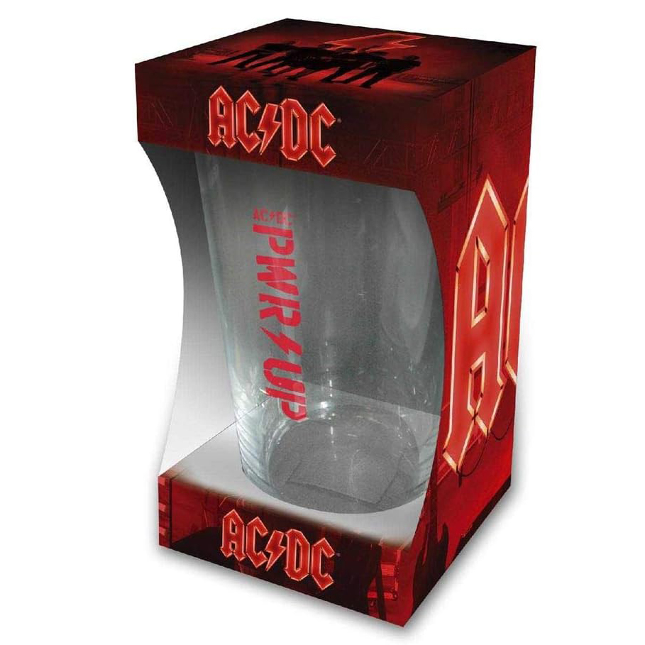 AC/DC PWR UP Beer Glass