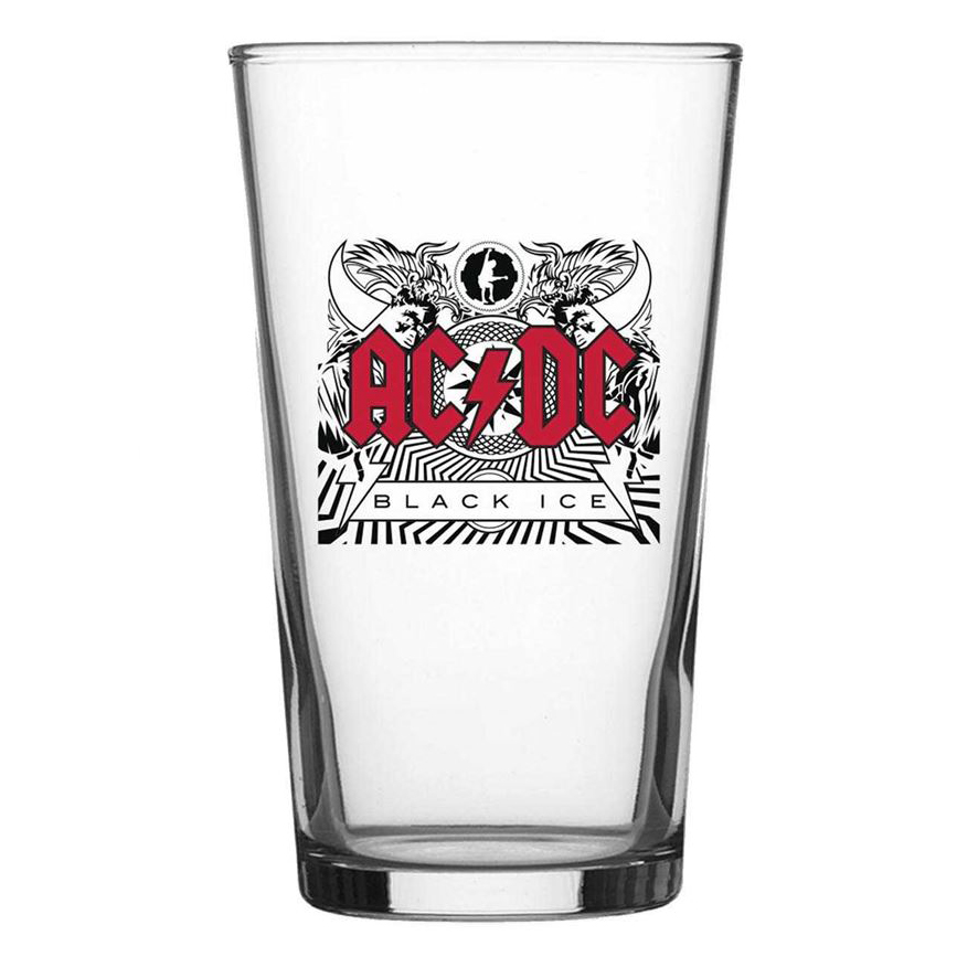 AC/DC Black Ice Beer Glass