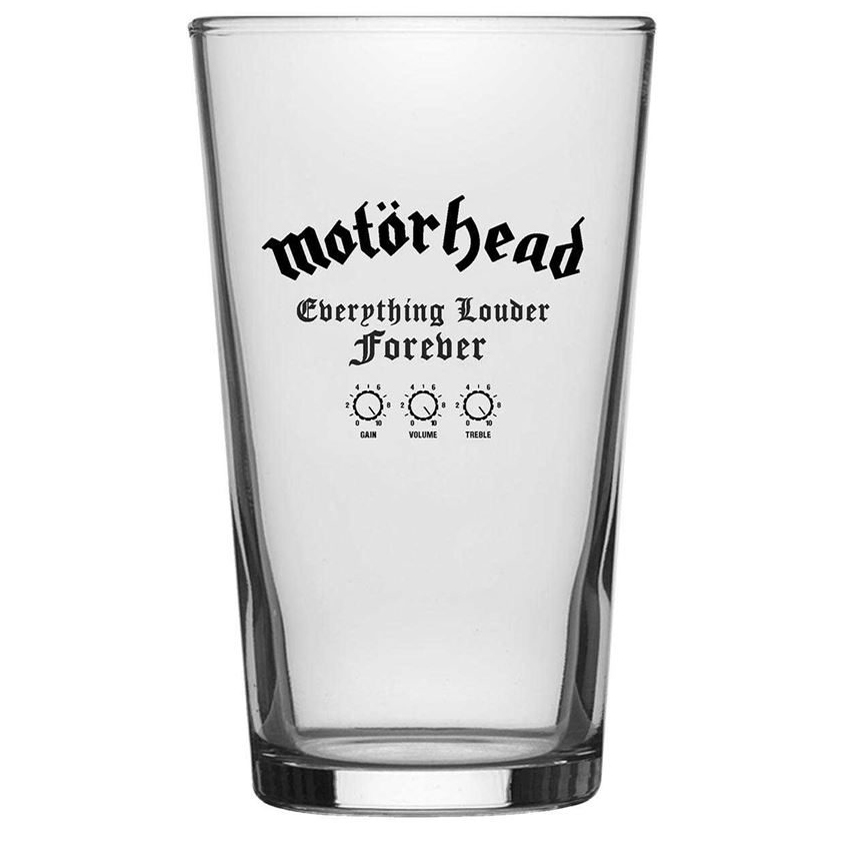 Motorhead Everything Louder Forever Beer Glass