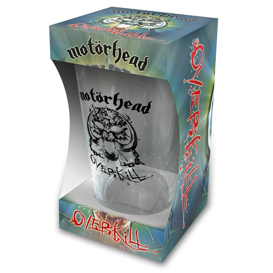 Motorhead Overkill Beer Glass