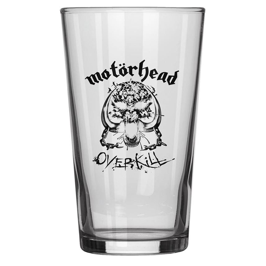 Motorhead Overkill Beer Glass