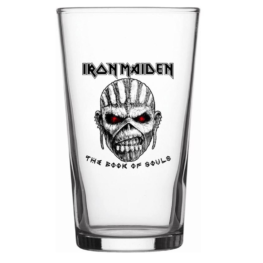 Iron Maiden The Book Of Souls Beer Glass