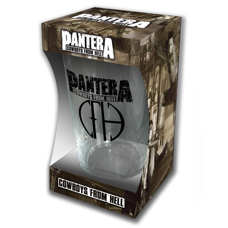Pantera Cowboys From Hell Beer Glass