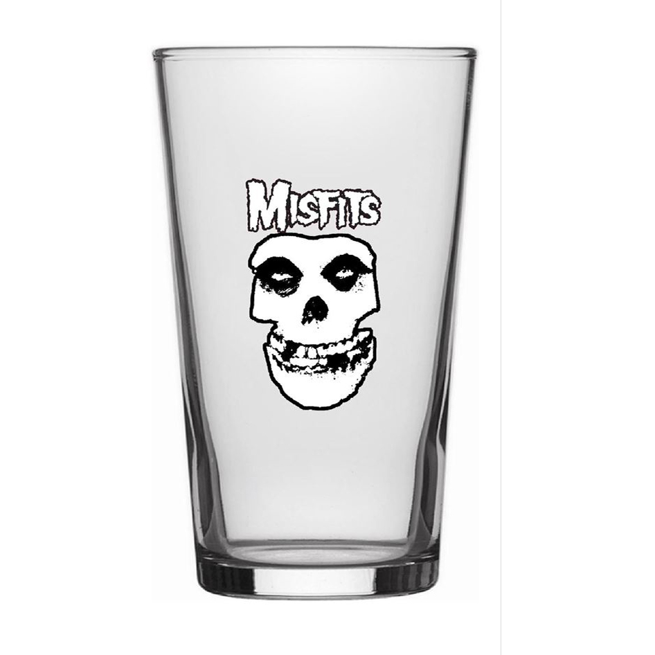 Misfits Fiend Band Logo Beer Glass