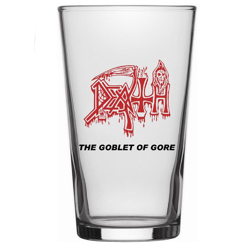 Death The Goblet of Gore Beer Glass