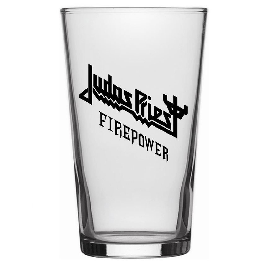 Judas Priest Firepower Beer Glass